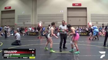 138 lbs Round 3 (10 Team) - Stella Eachen, Ragin Raisins WC vs Angelaya Burden, BadBass
