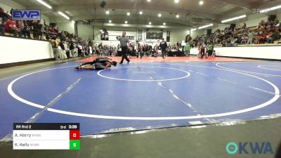 100-105 lbs Rr Rnd 2 - Bentley Sutton, Vinita Kids Wrestling vs Braxton Mefford, Tiger Trained Wrestling