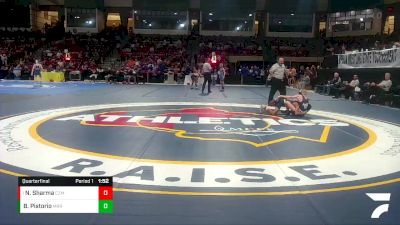 106-4A/3A Quarterfinal - Neil Sharma, Col. Zadok Magruder vs Boden Pistorio, Marriotts Ridge