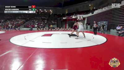 190 lbs Finals (8 Team) - Grant Rowe, BLACKWELL vs Jescee Sanders, SALINA