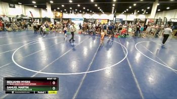 70 lbs Round 3 - Benjamin Myers, LV Bear Wrestling Club (Spring vs Samuel Martin, Champions Wrestling Club