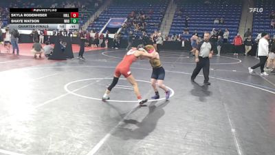 107 lbs Quarterfinal - Skyla Rodenhiser, Holliston vs Shaye Watson, Windham