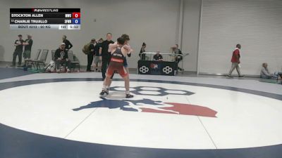 60 kg Cons. Quarters - Stockton Allen, Mustang Wrestling Club vs Charlie Trujillo, 3F Wrestling