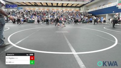 58 lbs Consi Of 4 - Dawson Rigdon, Piedmont vs Ryder Hill, Norman Grappling Club