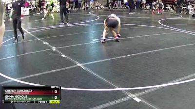 120 lbs Champ. Round 1 - Sherly Gonzalez, Aurora Wrestling Club vs Emma Nichols, Midwest Destroyers Wrestling Club