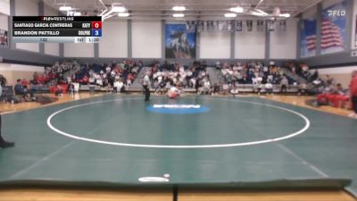 132 lbs Brandon Pattillo, Conroe Woodlands College Park vs Santiago Garcia Contreras, Katy