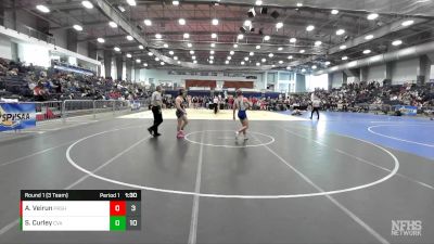 145 lbs Round 1 (3 Team) - Santino Curley, Central Valley Academy vs Aidan Veirun, Pearl River Sr HS