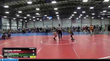 92 lbs Round 4 - Matthew Centeno, Team USA vs Sam Donaldson, Minion Green