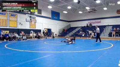 174 lbs Round 3 (6 Team) - Lawrence Rosario, Iowa Central Community College vs Cassius Garcia, Northeastern Junior College