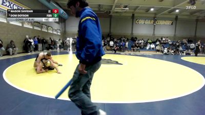 193 lbs Consi Of 8 #2 - Mason Savidan, St. John Bosco vs Dom Dotson, Poway