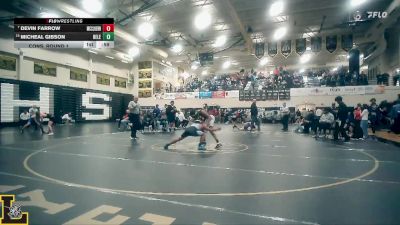 144 lbs Cons. Round 1 - Devin Farrow, McCluer North vs Micheal Gibson, Belleville East
