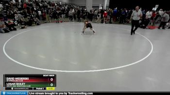 80 lbs Cons. Round 4 - David Wesierski, ISI Wrestling Club vs Logan Bailey, South Side Wrestling Club