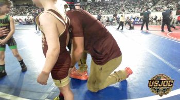 43 lbs Round Of 32 - Lindon Sellers, Rough Riders vs Beckham Wallace, None