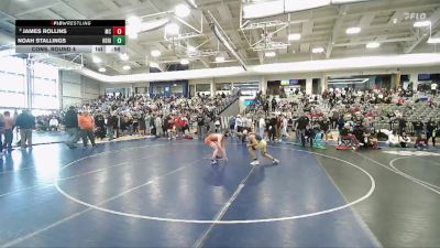 132 lbs Cons. Round 4 - Noah Stallings, Herriman vs James Rollins, Mountain Crest