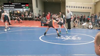 77 lbs Rr Rnd 3 - Samuel Cragle, SAVAGE Wrestling Academy - ESC vs Eli Ballantine, F.L.O.W. - ESC