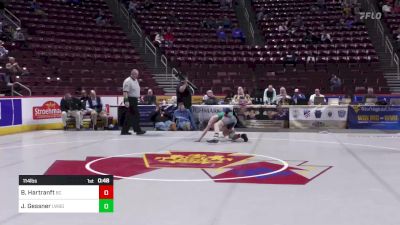 114 lbs Cons Round 1 - Brayden Hartranft, Berks Catholic vs Jace Gessner, Lewisburg