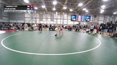 55 kg Champ. Rd Of 32 - Annesley Day, Dragon Wrestling Club vs Kylee Slyter, Kansas