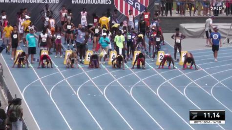 Youth Boys' 100m Championship, Semi-Finals 2 - Age 14
