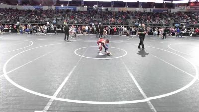 70 lbs Quarterfinal - Brody Crumly, Petersburg vs Caden Dinubilo, Beebe Youth Wrestling