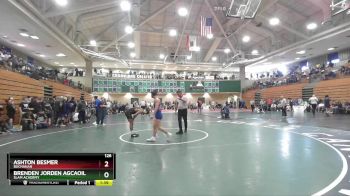 126 lbs Semifinal - Ashton Besmer, Buchanan vs Brenden Jorden Agcaoili, Slam Academy