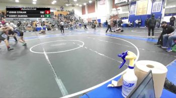 144 lbs Cons. Round 2 - Corey Zamora, Alta Loma vs Josue Citalan, Paramount