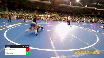 110 lbs Consi Of 4 - Paloma Juarez, Greater Heights Wrestling vs Taya Johnson, Fox Valley Elite Wrestling