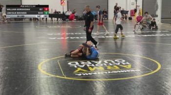 90 lbs Rr Rnd 5 - William Kershisnik, Mat Warriors Black - BHSE vs Lincoln Brower, Mat Assassins Gold - BHSE