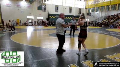 114 lbs Quarterfinal - Adriana Yodice, Paramus Catholic vs Maeve Perry, North Hunterdon