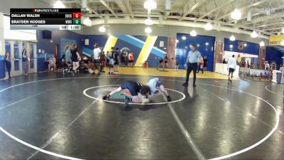 106 lbs Round 7 (8 Team) - Brayden Hodges, Wakulla WC vs Dallan Walsh, Socs
