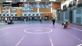 132 lbs Champ. Round 2 - Lander Bosh, Layton vs Kole Wootton, Lehi