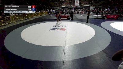 138 lbs Champ. Rd Of 64 - Nathan Duran, Tokay High School Wrestling vs Ruben Soliz, Beat The Streets - Los Angeles