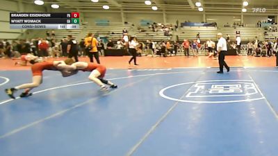 106 lbs Consolation - Branden Eisenhour, PA vs Wyatt Womack, GA