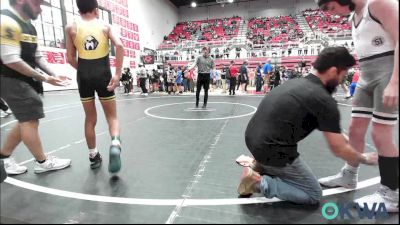98-106 lbs Rr Rnd 4 - Kase Morgan, Grover Rains Wrestling Club vs Kingston Hartfield 1, OKC Saints Wrestling