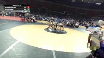 4A/3A/2A/1A Girls 110 Cons. Semi - Audrey Miller, Tillamook Girls vs Kasey Neal, Rainier Girls