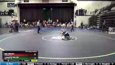 106 lbs Placement Matches (8 Team) - Connor Miller, Pell City vs Bay Brush, Chelsea