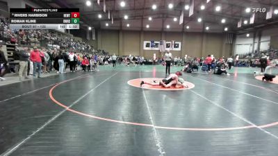 132 lbs Champ. Round 1 - Rivers Harbison, Hewitt-Trussville vs Roman Kline, Bentonville West
