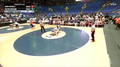 150 lbs Finals (8 Team) - Talon Decker, Mahomet (M.-Seymour) vs Josh Pacelli, Lombard (Montini)