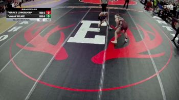 Quarterfinal - Grace Longsdorf, Neligh-Oakdale Girls vs Avani Wilkie, Winnebago Girls