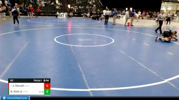 157 lbs Cons. Round 7 - Jakob Stovall, Baker (Kan.) vs Brandon Kidd Jr., Ottawa University