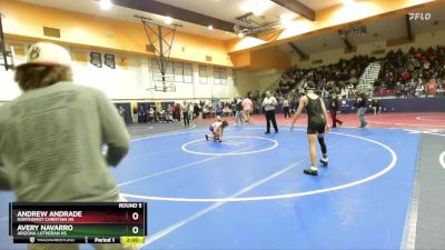 106 lbs Round 5 - Andrew Andrade, Northwest Christian HS vs Avery Navarro, Arizona Lutheran HS