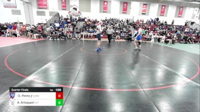 175 lbs Quarterfinal - David Pento Jr, Londonderry vs Anders Arbogast, Exeter