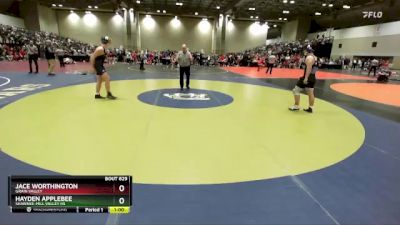 175 lbs Cons. Round 2 - Jace Worthington, Grain Valley vs Hayden Applebee, Shawnee-Mill Valley HS