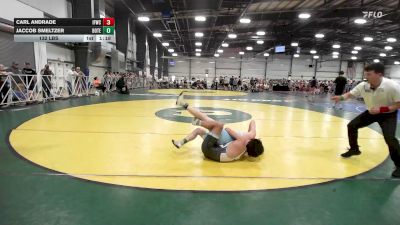 132 lbs Rr Rnd 1 - Carl Andrade, Iron Forge WC - HSB vs Jaccob Smeltzer, Botetourt Training Center - HSB