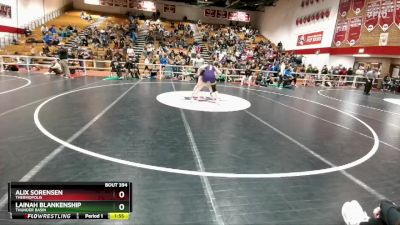 155 lbs Quarterfinal - Alix Sorensen, Thermopolis vs Lainah Blankenship, Thunder Basin