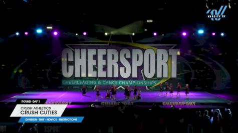 Crush Athletics - Crush Cuties [2024 L1 Tiny - Novice - Restrictions Day 1] 2024 CHEERSPORT National All Star Cheerleading Championship