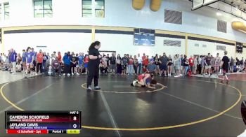 88 lbs Round 2 - Cameron Schofield, Franklin Wrestling Club vs Jayland Davis, The Fort Hammers Wrestling