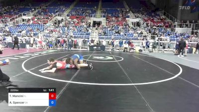 220 lbs Rnd Of 128 - Tod Mancini, Florida vs ASyiah Spencer, Oklahoma