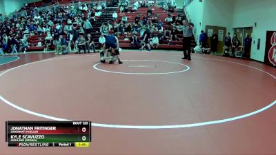 120 lbs Round 3 - Kyle Scavuzzo, Highland (Medina) vs Jonathan Fritinger, Cincinnati Moeller