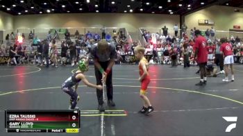 46 lbs Quarterfinals (8 Team) - Gary` Lloyd, BadBass Green vs Ezra Taussig, East Kansas Eagles