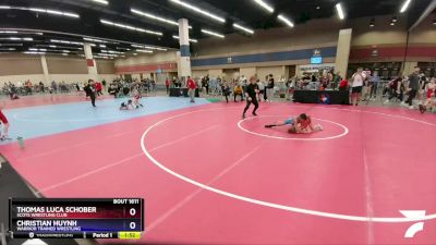 56 lbs Semifinal - Thomas Luca Schober, Scots Wrestling Club vs Christian Huynh, Warrior Trained Wrestling